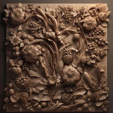 Patterns and decorations stl Grammia 4 3d model